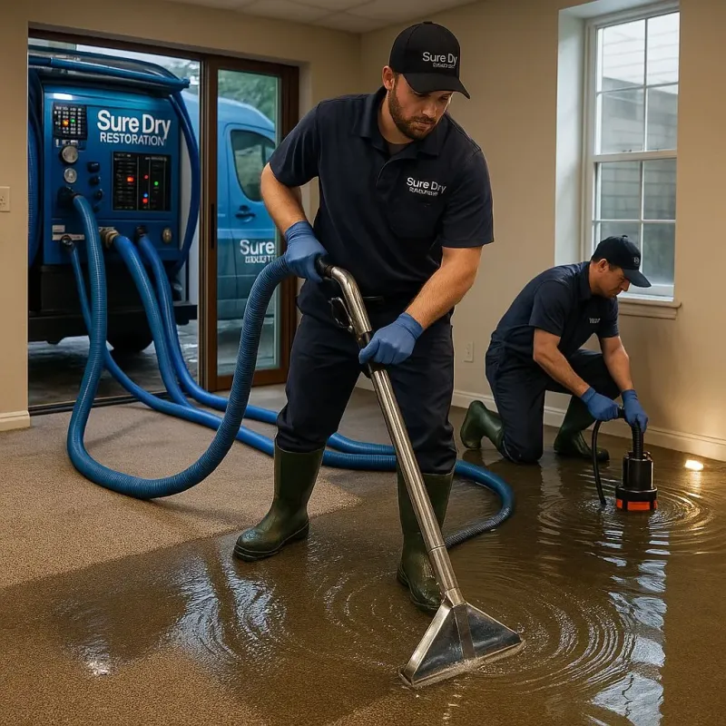 Water Extraction and Removal process in Pennsport, PA